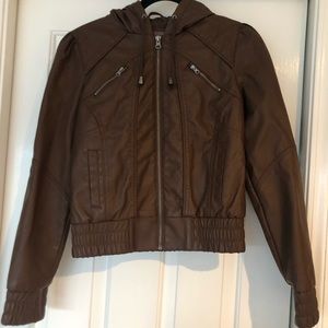 Miss London Faux Leather Jacket